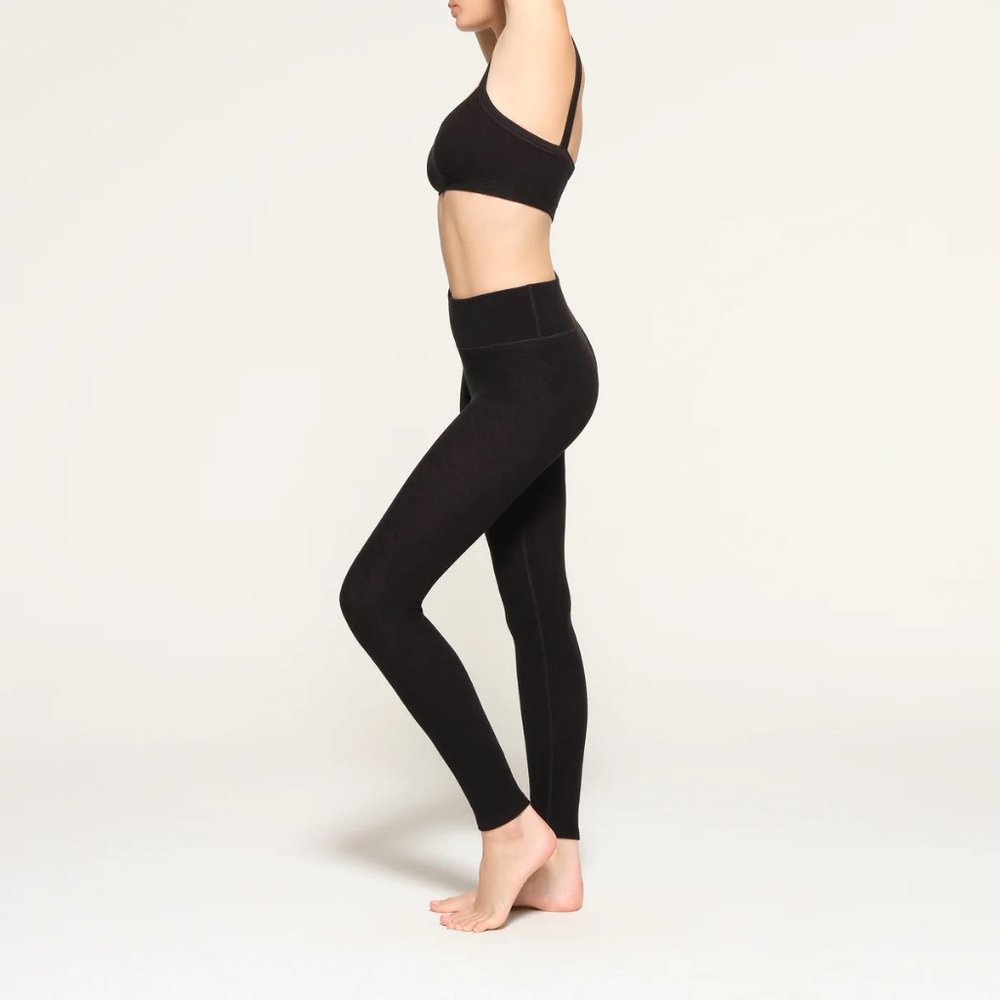 Skims Terry Lounge Seamless Legging - Onyx - Picture 3 of 4